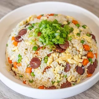 Com Chien Lap Xuong -Chinese Sausages Fried Rice
